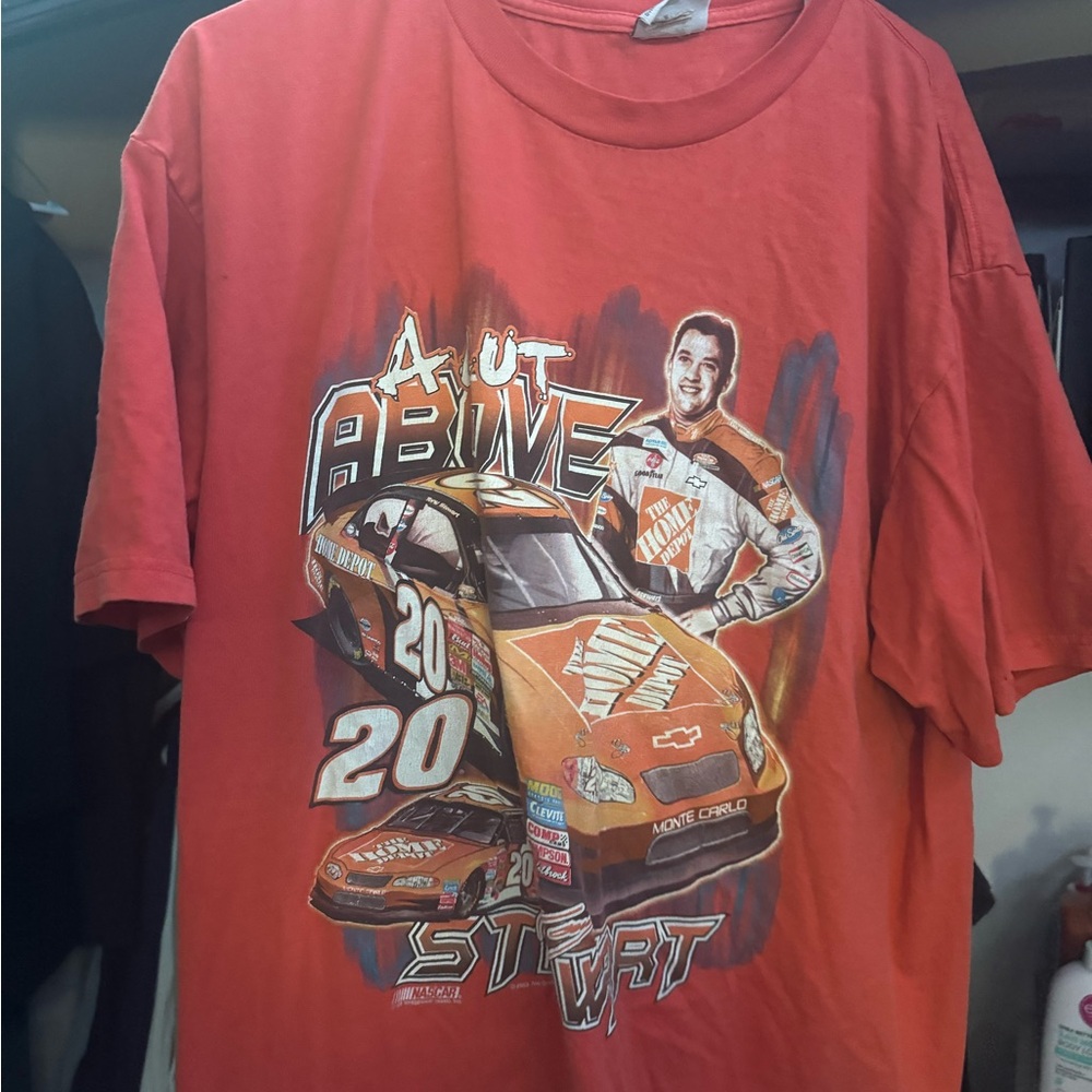 Orange Chase Authentic Graphic Men's T-Shirt Race Car
